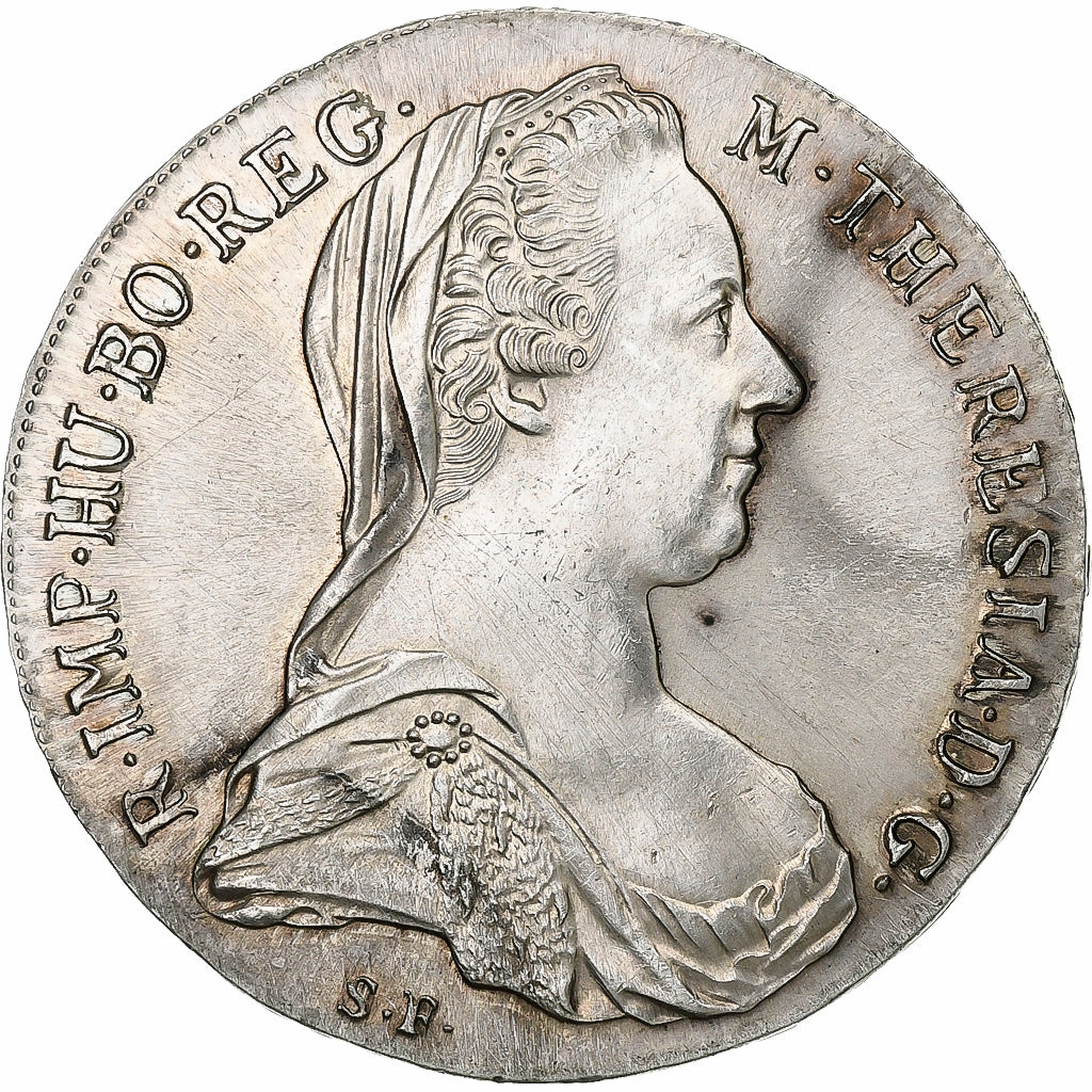 Austria, Maria Theresa, 1 Thaler, 1780, Restrike, Silver, AU(55-58), KM:22