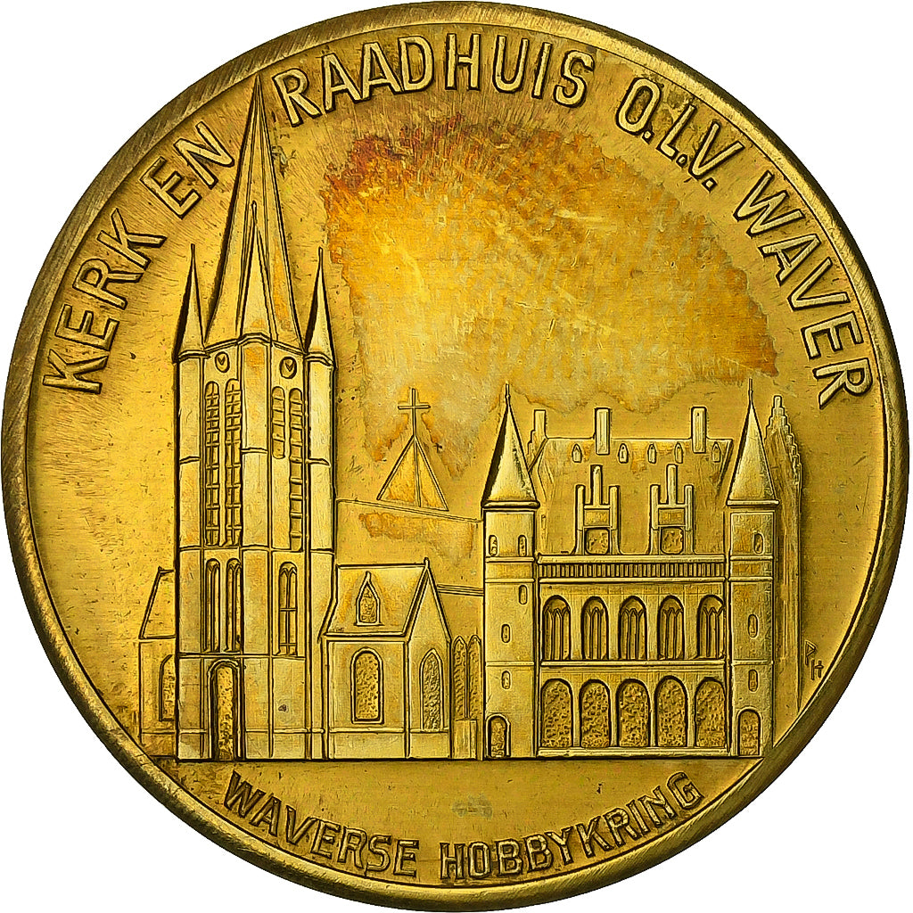 Belgien, betaalpenning, 50 Wavers - O.L.V. Waver, 1981, Kupfer, VZ