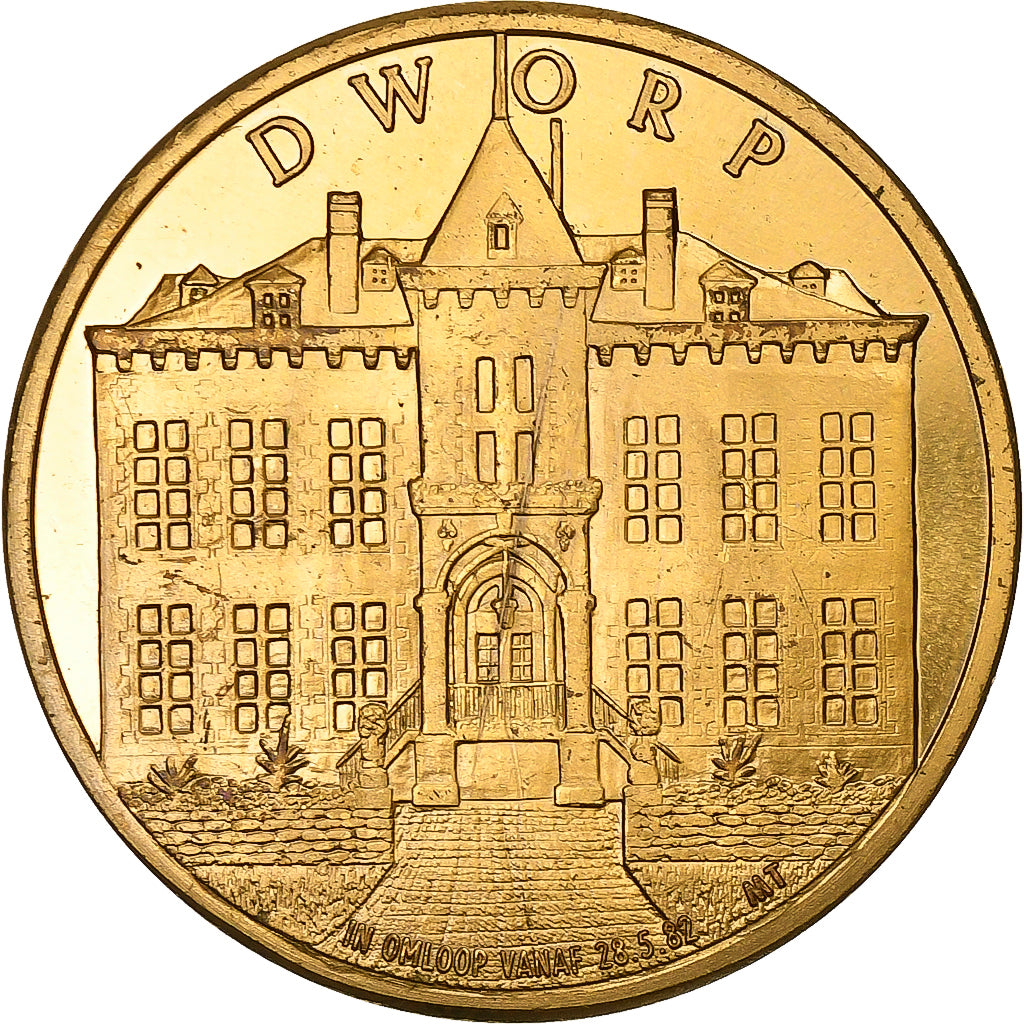 Belgien, betaalpenning, 100 Kronen - Dworp, 1982, Kupfer, VZ