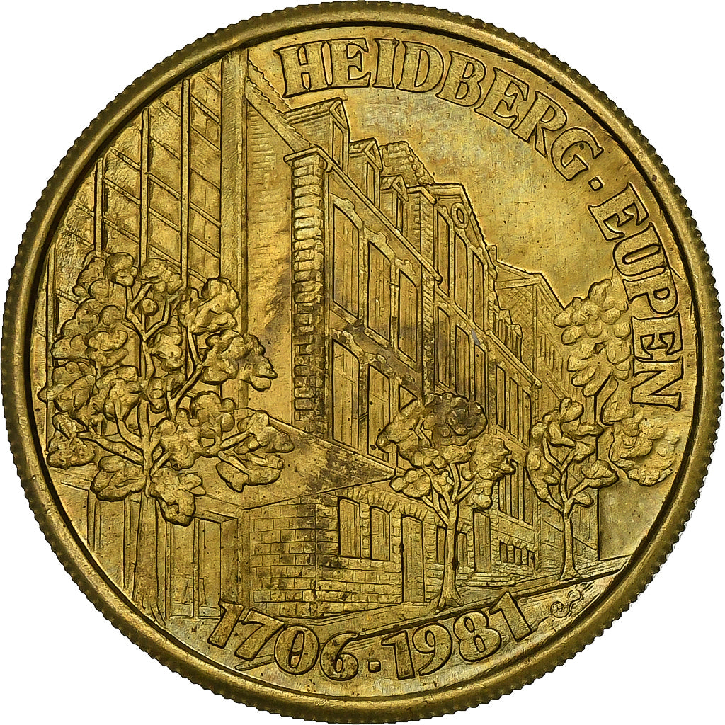 België, Token, Heidberg-Eupen, 1981, Tin, PR