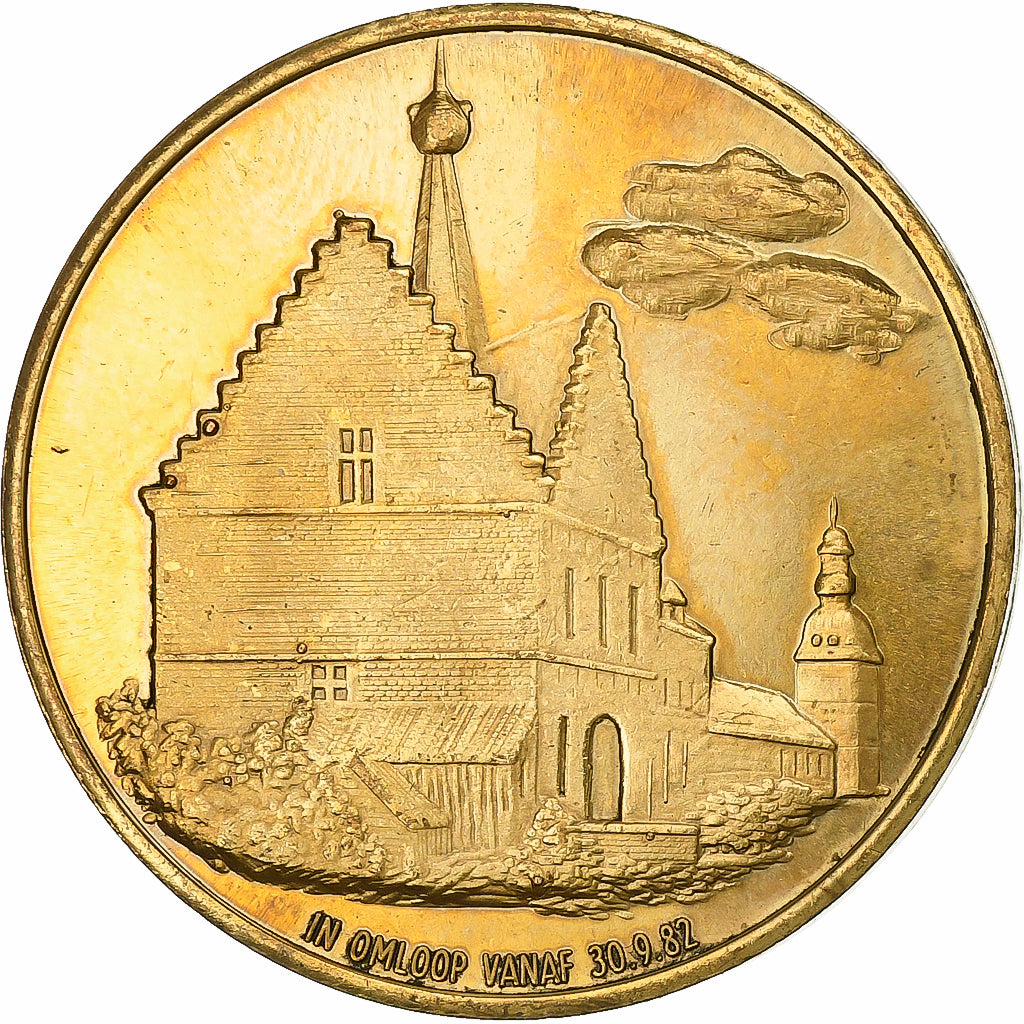 Belgium, Token, 100  Kuringen, 1982, Copper, AU(55-58)