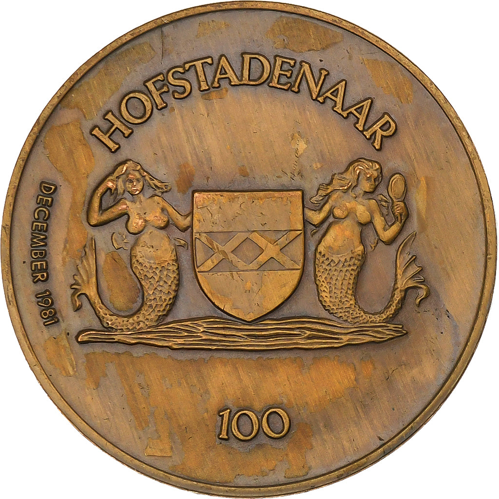 België, Token, 100 Hofstadenaar - Hofstade, 1981, Bronzen, PR