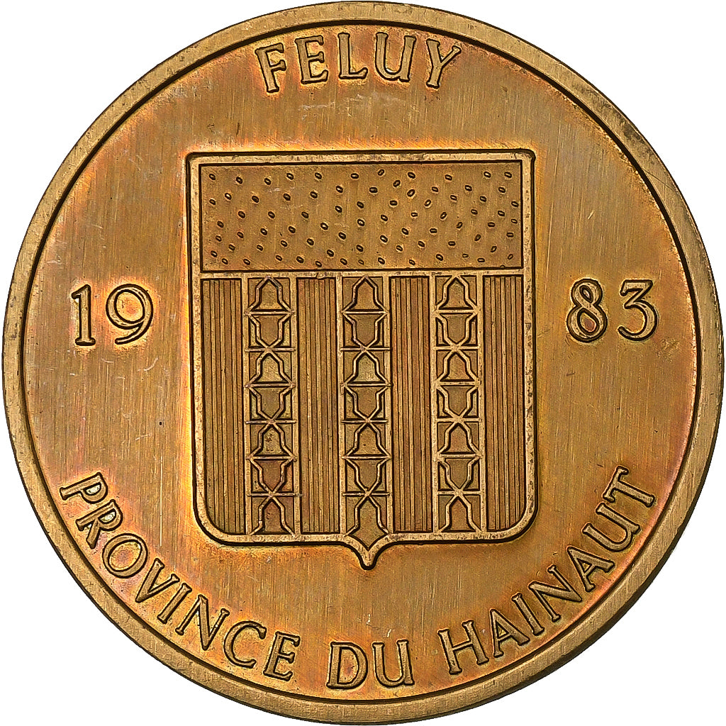 België, Token, 100 Antoninus - Feluy, 1983, Nickel-brass, PR