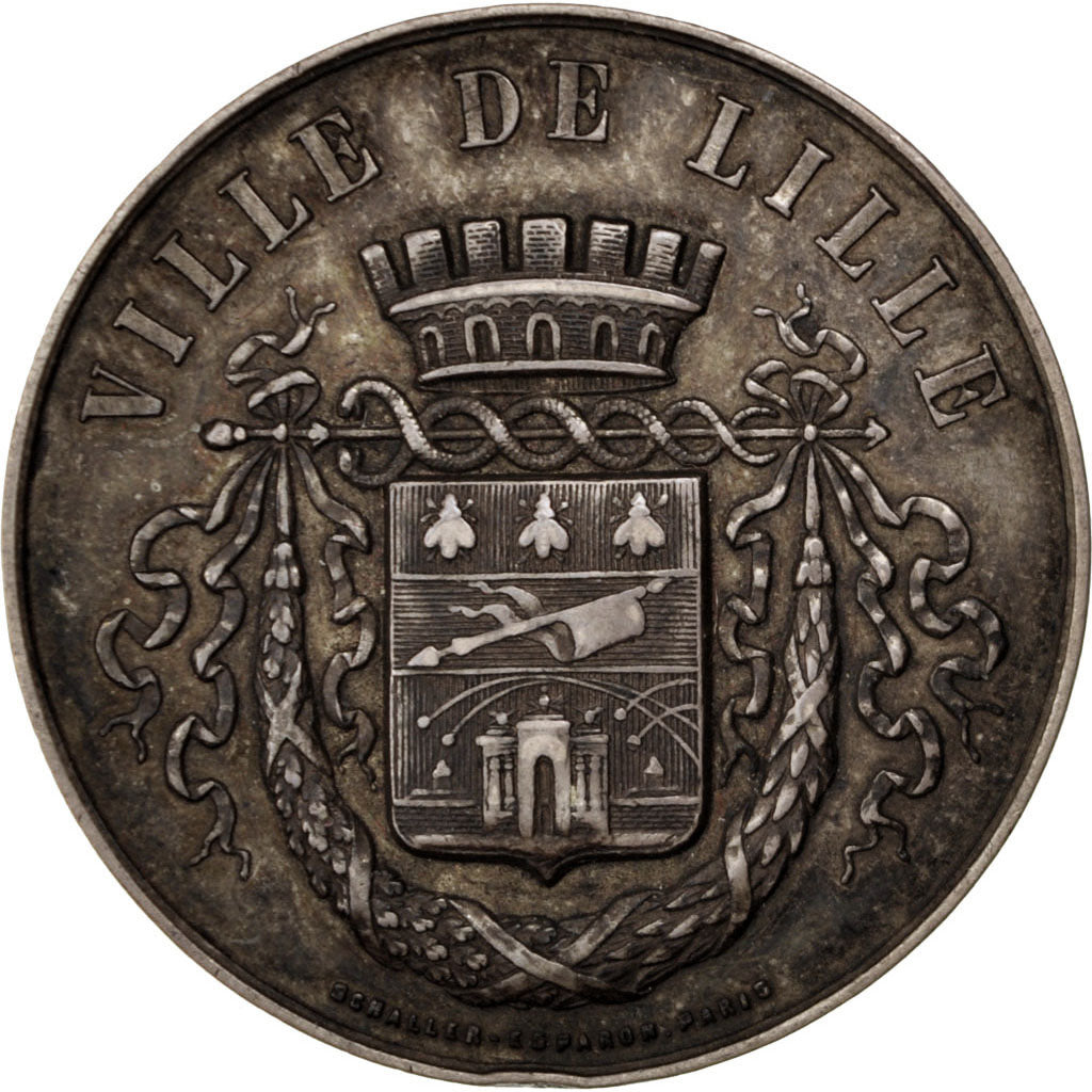 Francja, medal, Trzecia Republika Francuska, Srebro, AU(50-53)