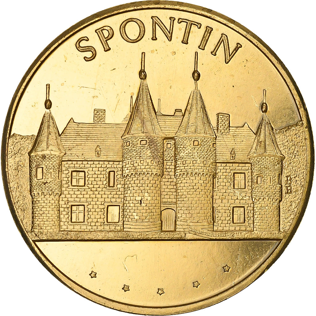 België, Token, 100 Sources - Spontin, 1982, Koper, PR