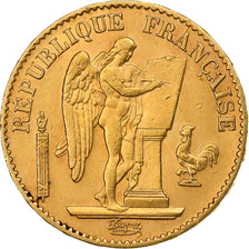 Francia, 20 Francs, Génie, 1875, Paris, Oro, MBC, Gadoury:1063, KM:825