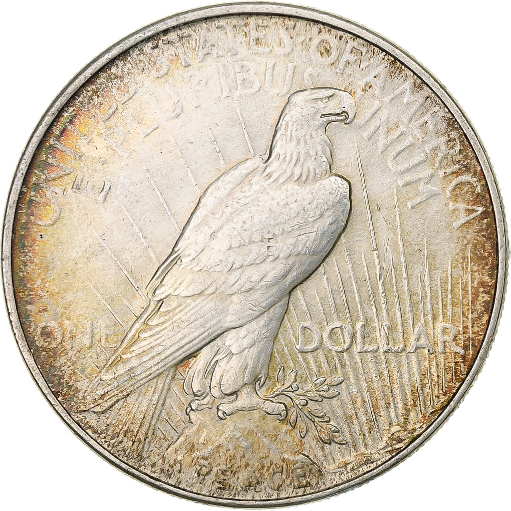 United States, 1 Dollar, Peace, 1922, Philadelphia, Silver, EF(40-45), KM:150
