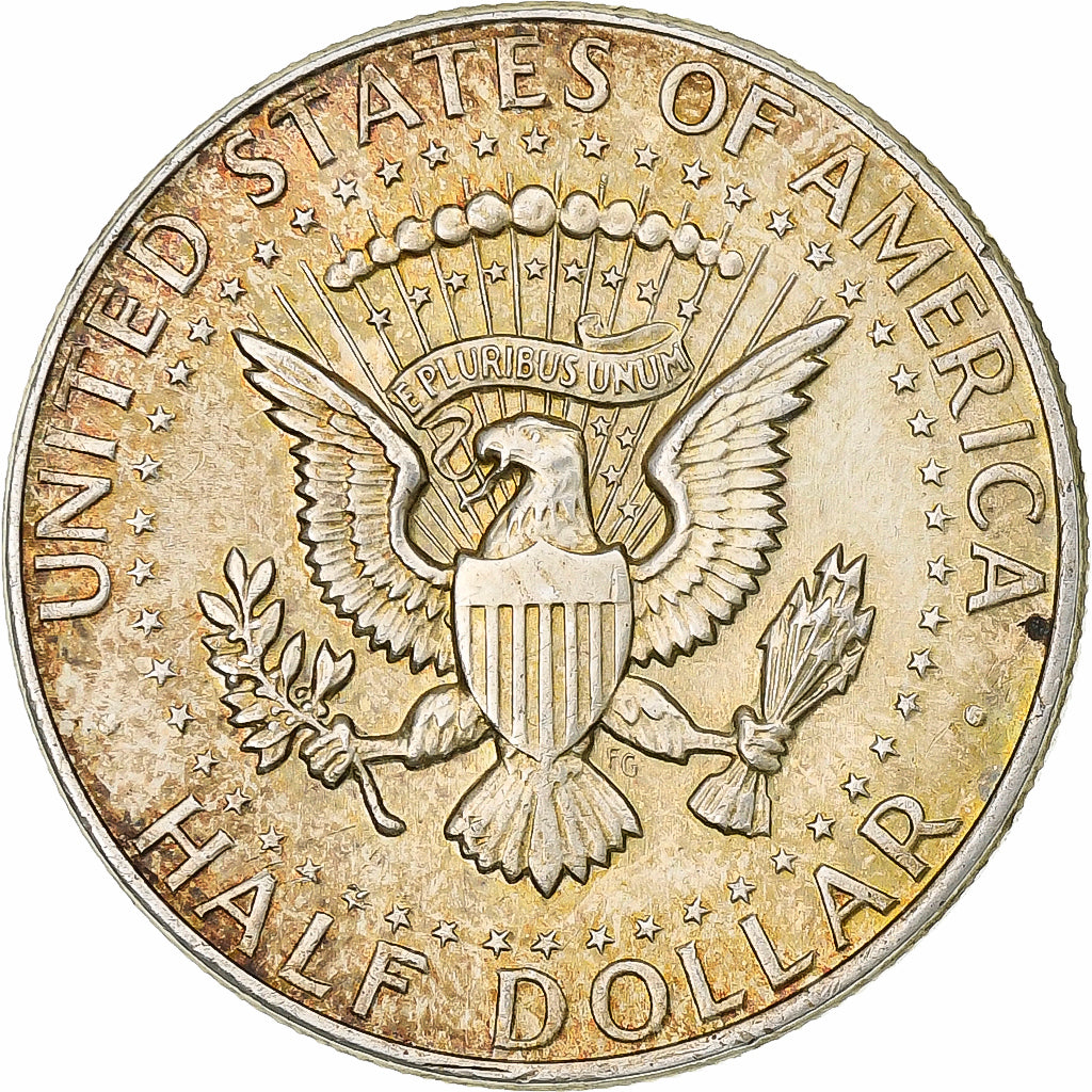 United States, Half Dollar, Kennedy, 1964, Philadelphia, Silver, EF(40-45)