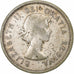 Canada, Élisabeth II, 25 Cents, 1956, Argent, TB