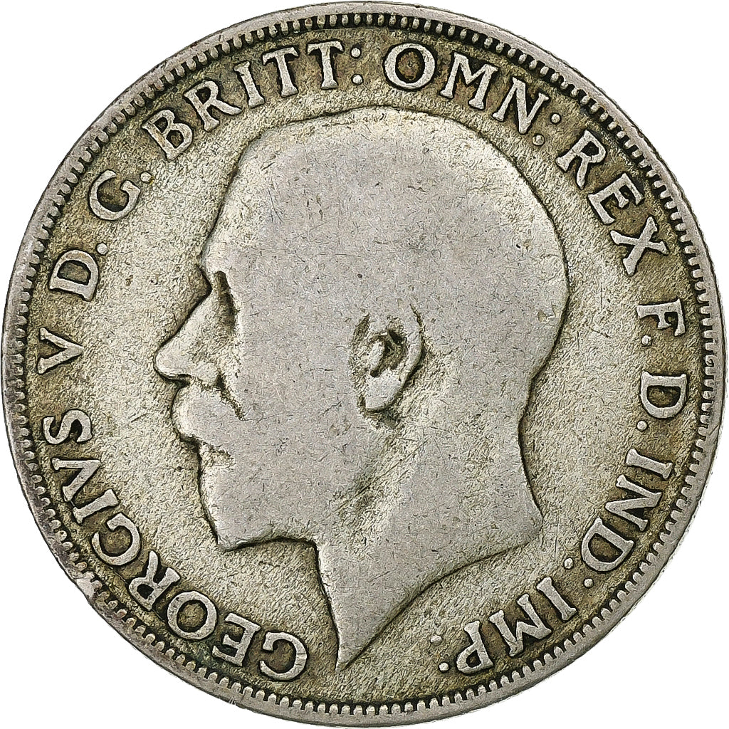 Großbritannien, George V, 1 Florin, 1921, London, Silber, S, KM:817a