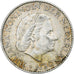 Netherlands, Juliana, 1 Gulden, 1956, Silver, EF(40-45), KM:184