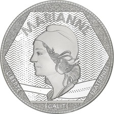 Francia, medalla, Les Emblèmes Français, La Marianne, Plata, EBC+