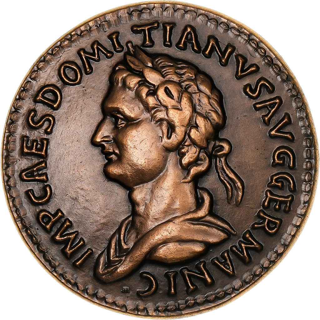 Frankreich, Medaille, Reproduction Monnaie Antique,  Domitien, Kupfer, VZ+