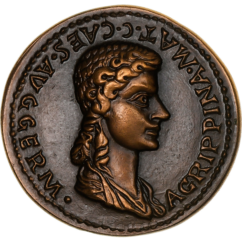 Frankrijk, Medaille, Reproduction Monnaie Antique,  Agrippine, Koper, PR+