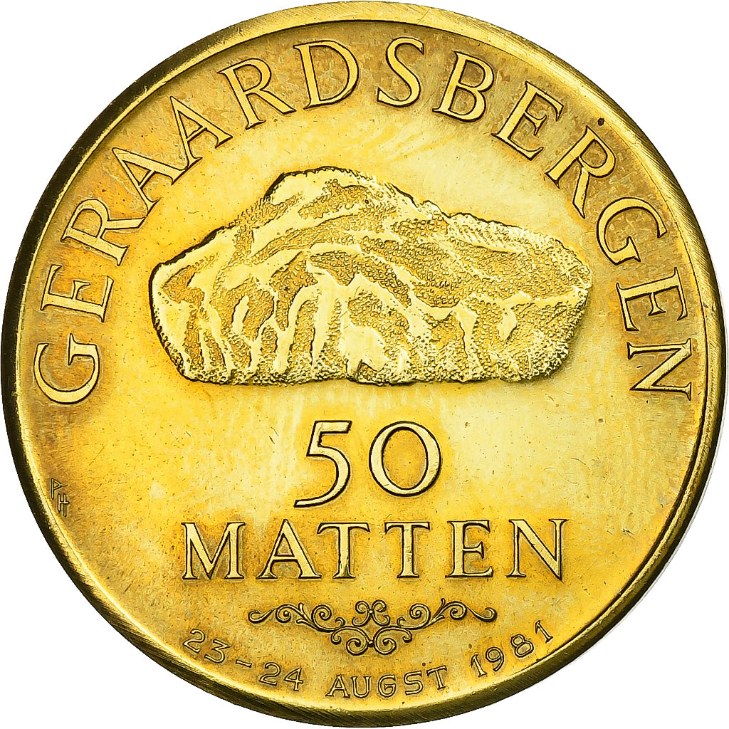 Belgium, Token, 50 Matten - Geraardsbergen, 1981, Copper, AU(55-58)