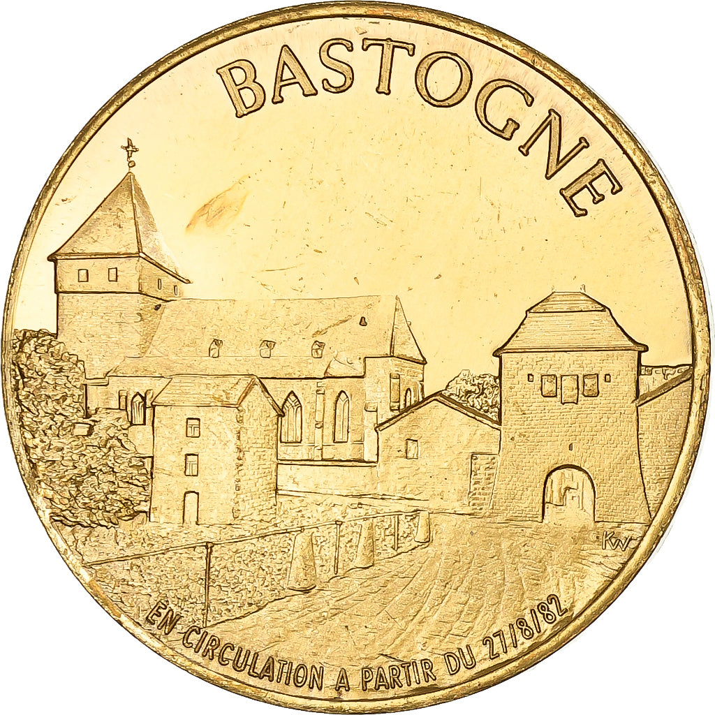 Belgia, Token, 100 Le Mardasson - Bastogne, 1982, Miedź-Nikiel, AU(55-58)