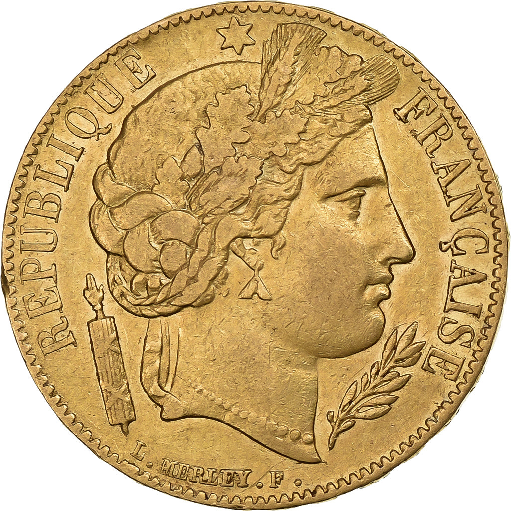 France, 20 Francs, Cérès, 1851, Paris, Gold, EF(40-45), KM:762