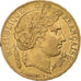 France, 20 Francs, Cérès, 1851, Paris, Gold, EF(40-45), KM:762