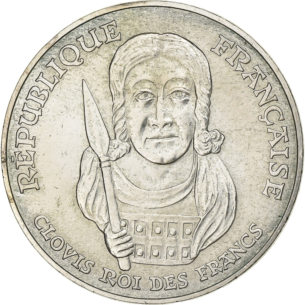 Frankreich, 100 Francs, Clovis, 1996, Silber, SS+, KM:1180