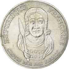 Francia, 100 Francs, Clovis, 1996, Argento, BB+, KM:1180