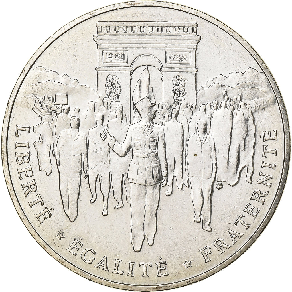 Frankrijk, 100 Francs, Libération de Paris, 1994, Zilver, PR, Gadoury:935