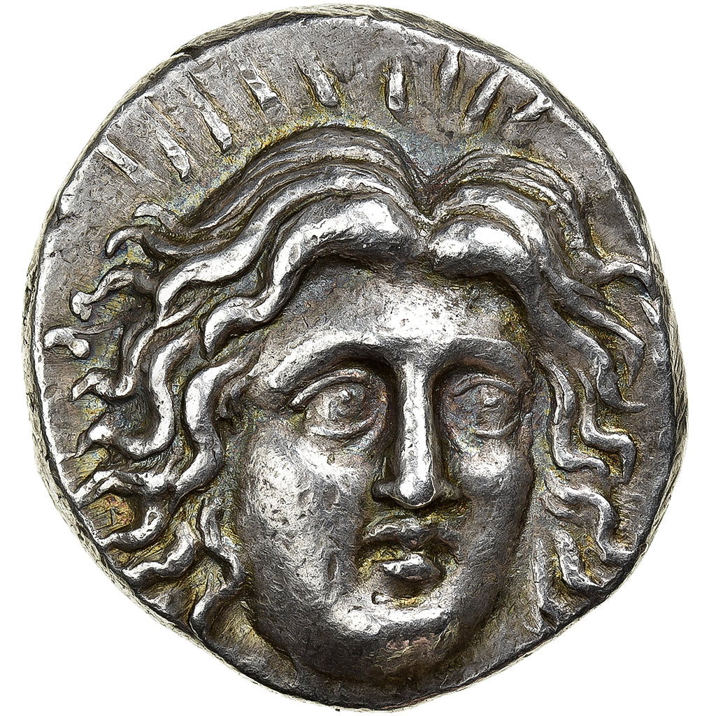 Rhodos, Tetradrachm, ca. 230-205 BC, Rhodes, Prata, AU(50-53)