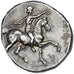 Calabria, Nomos, ca. 280-272 BC, Tarentum, Srebro, AU(55-58), SNG-ANS:1130
