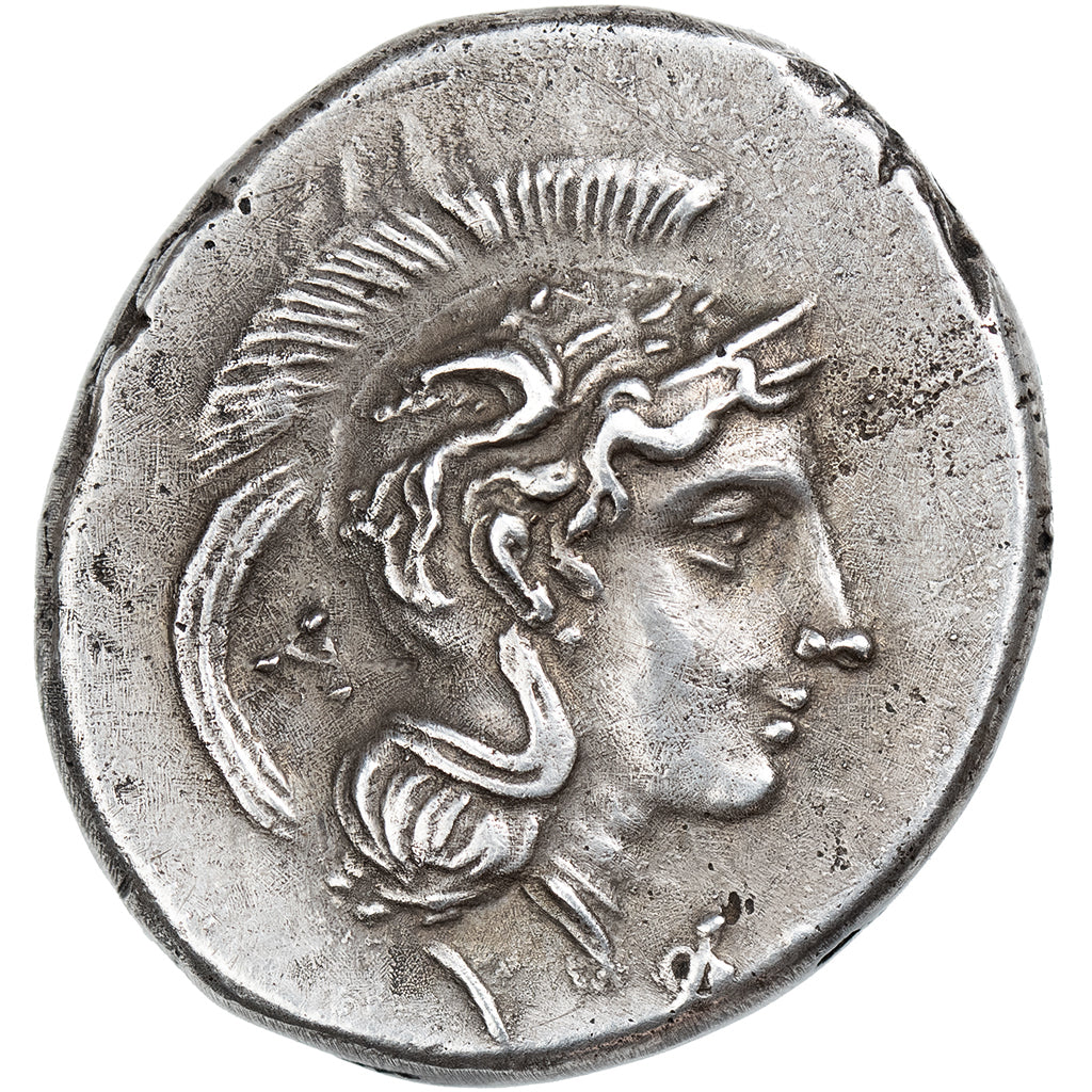 Lucania, Didrachm, ca. 420-380 BC, Velia, Srebro, AU(55-58), SNG-ANS:1377