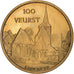 Belgia, Token, 100 Veurst - Vorst, 1983, Miedź, EF(40-45)