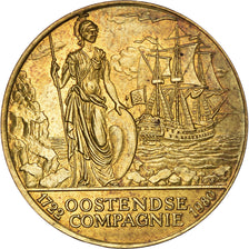Belgium, Token, 25 florijn Oostendse Compagnie, 1980, Brass plated steel