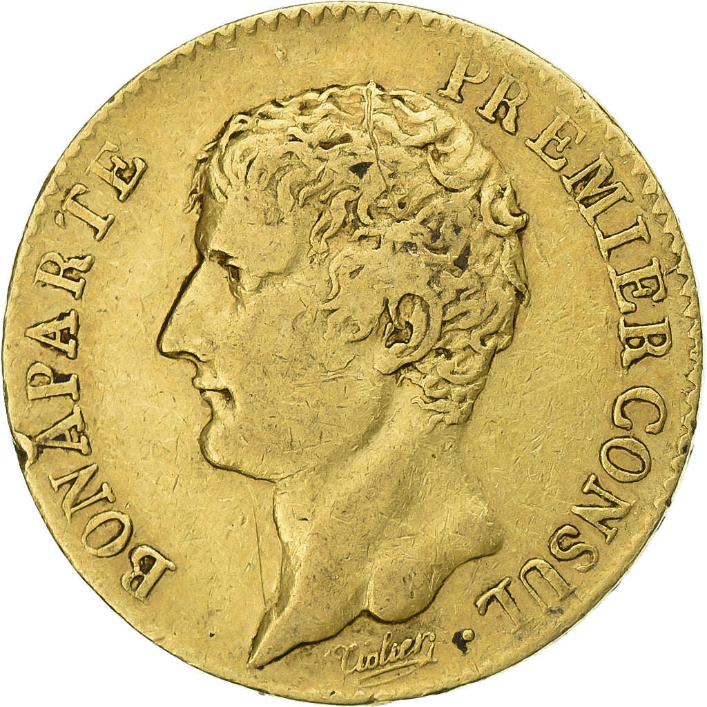 Francia, Napoleon I, 20 Francs, An XI, Paris, Oro, BB, Gadoury:1020, KM:651