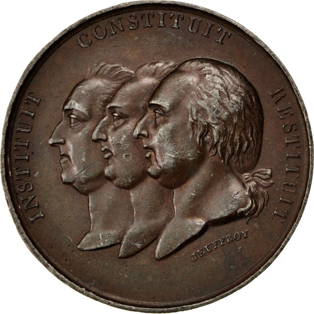 France, Medal, Hundred Days, 1815, Tin, EF(40-45)