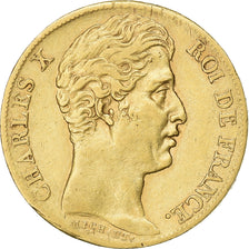 Frankreich, Charles X, 20 Francs, 1827, Paris, Gold, SS+, Gadoury:1029, KM:726