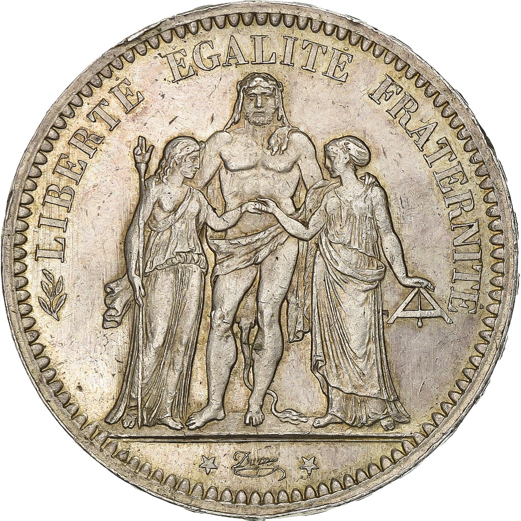 Francia, 5 Francs, Hercule, 1873, Paris, Plata, EBC, Gadoury:745a, KM:820