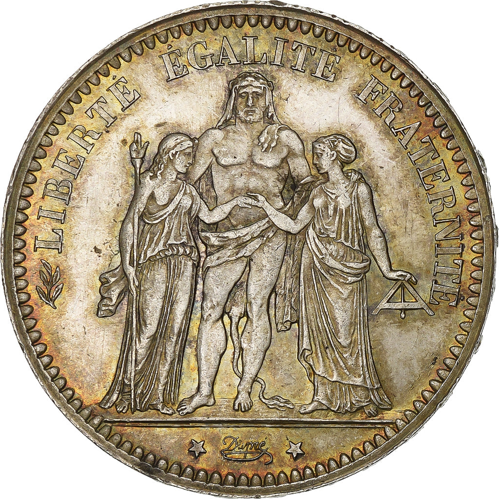 Francia, 5 Francs, Hercule, 1873, Paris, Argento, BB, Gadoury:745a, KM:820