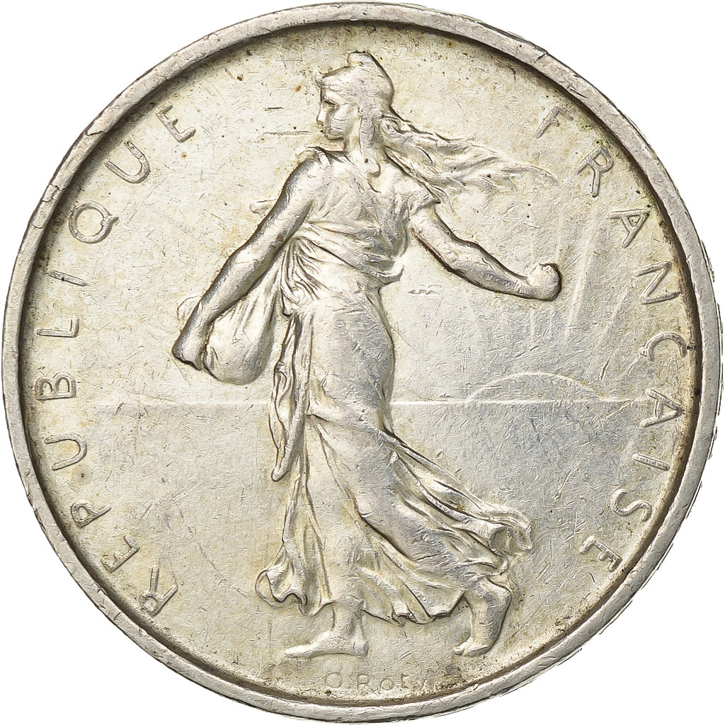 Francia, 5 Francs, Semeuse, 1968, Paris, Argento, BB+, Gadoury:770, KM:926
