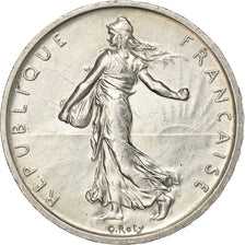 France, 5 Francs, Semeuse, 1960, Paris, Silver, MS(60-62), Gadoury:770, KM:926