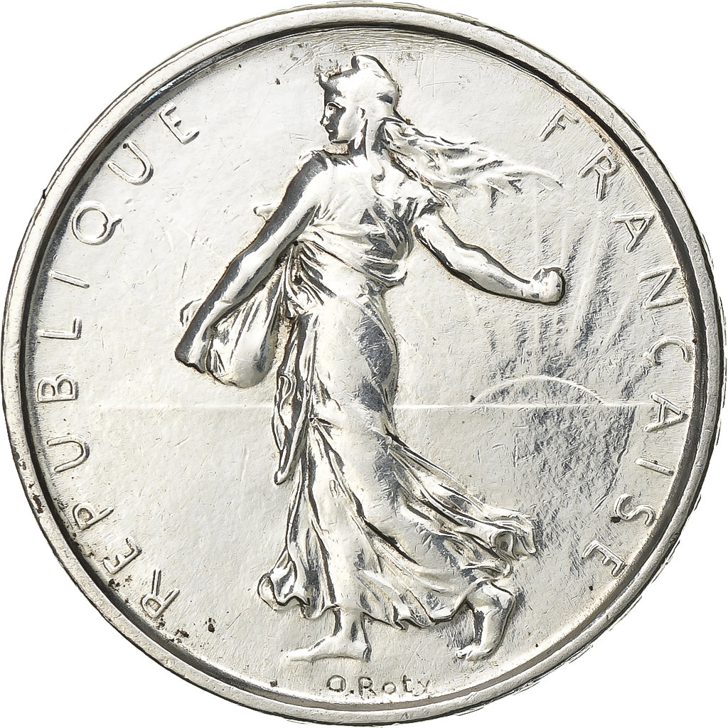 France, 5 Francs, Semeuse, 1964, Paris, Silver, AU(55-58), Gadoury:770, KM:926