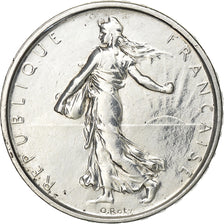 France, 5 Francs, Semeuse, 1964, Paris, Silver, AU(55-58), Gadoury:770, KM:926