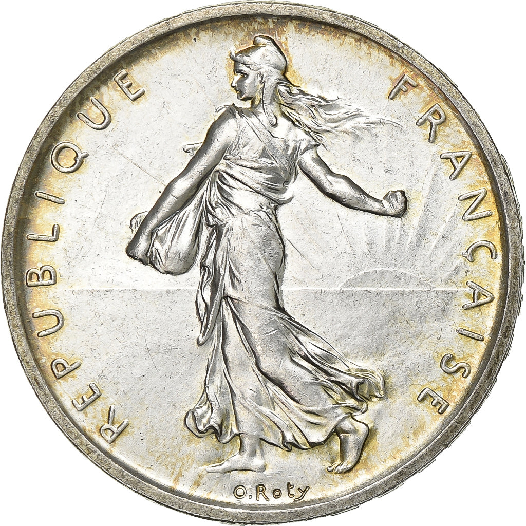 France, 5 Francs, Semeuse, 1960, Paris, Silver, MS(60-62), Gadoury:770, KM:926