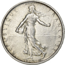 France, 5 Francs, Semeuse, 1964, Paris, Silver, MS(60-62), Gadoury:770, KM:926