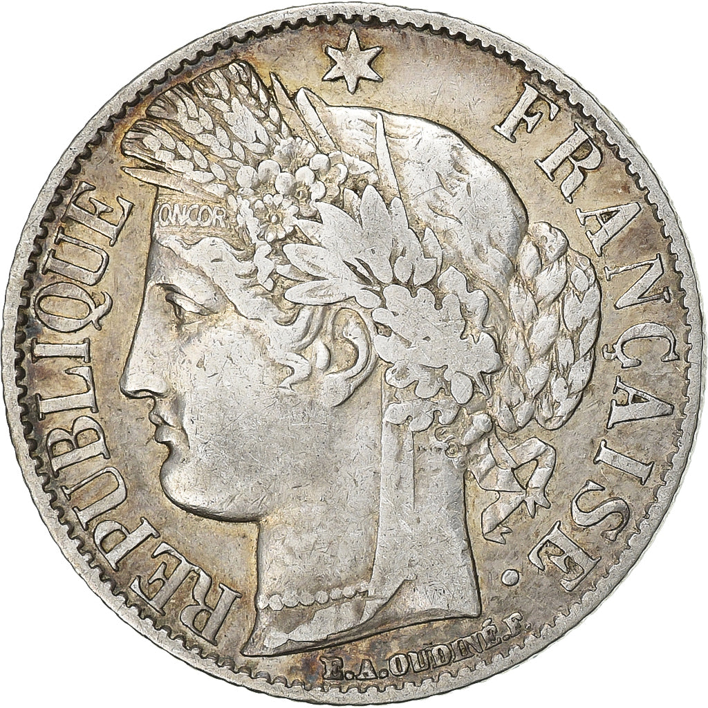France, 1 Franc, Cérès, 1888, Paris, Silver, EF(40-45), Gadoury:465, KM:822