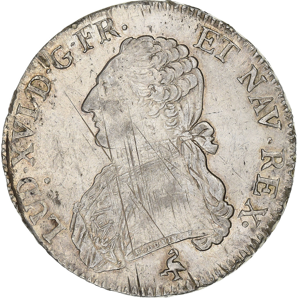 Francja, Louis XVI, Ecu aux branches d'olivier, 1783, Paris, Srebro, EF(40-45)