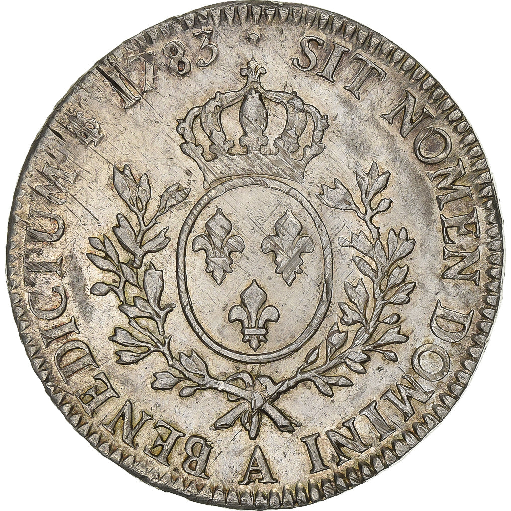 Francja, Louis XVI, Ecu aux branches d'olivier, 1783, Paris, Srebro, EF(40-45)