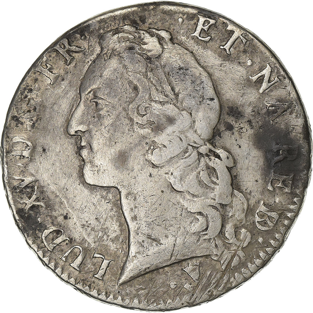 Frankreich, Louis XV, Écu au bandeau, 1752, Pau, Silber, S+, Gadoury:322