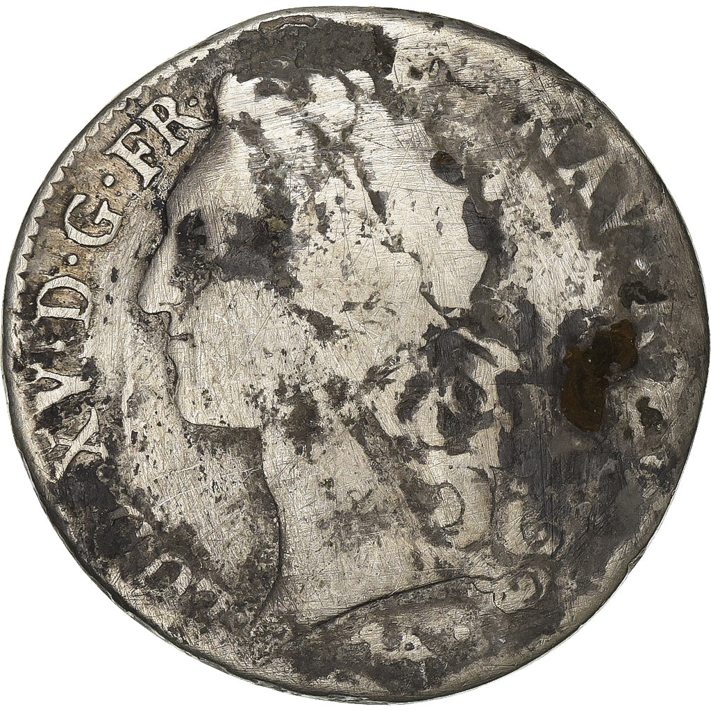 Frankreich, Louis XV, Écu au bandeau, Limoges, Silber, SGE+, Gadoury:322