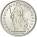 Switzerland, 1 Franc, Helvetia, 1962, Bern, Silver, AU(55-58), KM:24