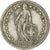 Switzerland, 2 Francs, Helvetia, 1958, Bern, Silver, AU(55-58), KM:21