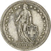 Switzerland, 2 Francs, Helvetia, 1958, Bern, Silver, AU(55-58), KM:21