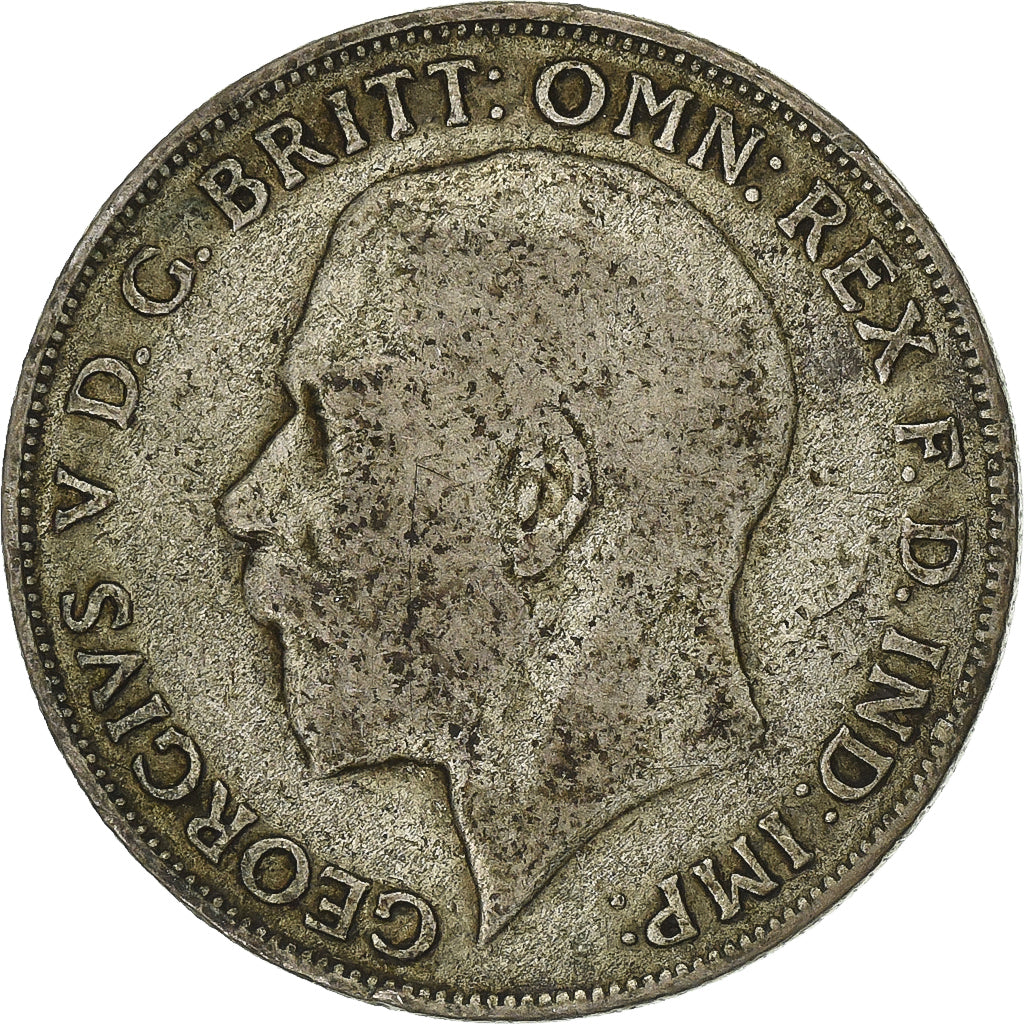 Great Britain, George V, 1 Florin, 1921, Silver, EF(40-45), KM:817a